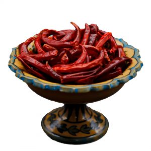 فلفل قرمز خشک شده